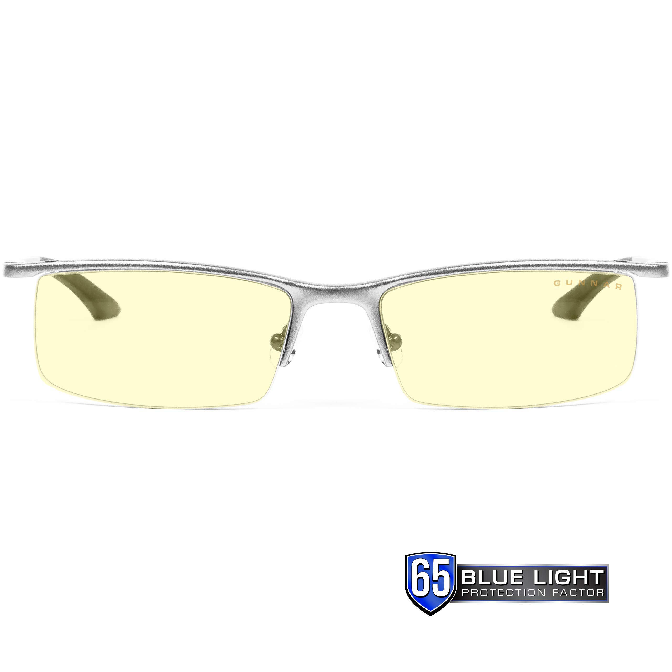 GUNNAR Premium Blue Light Blocking Gaming Glasses - 65% Blue Light Protection - Emissary Style for Gamers & Computer Users - Reduce Eye Strain & Improve Focus for Long Screen Time