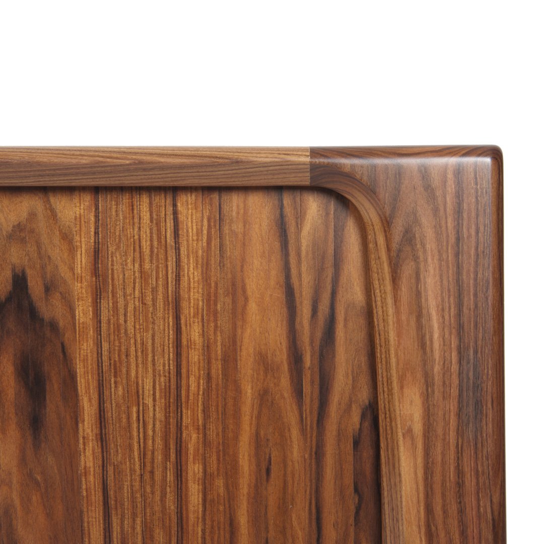 BPS142 Modern Sideboard Buffet Cabinet with 2 Doors and 4 Drawers - Solid Wood Storage Console for Dining Room, Living Room & Entryway
