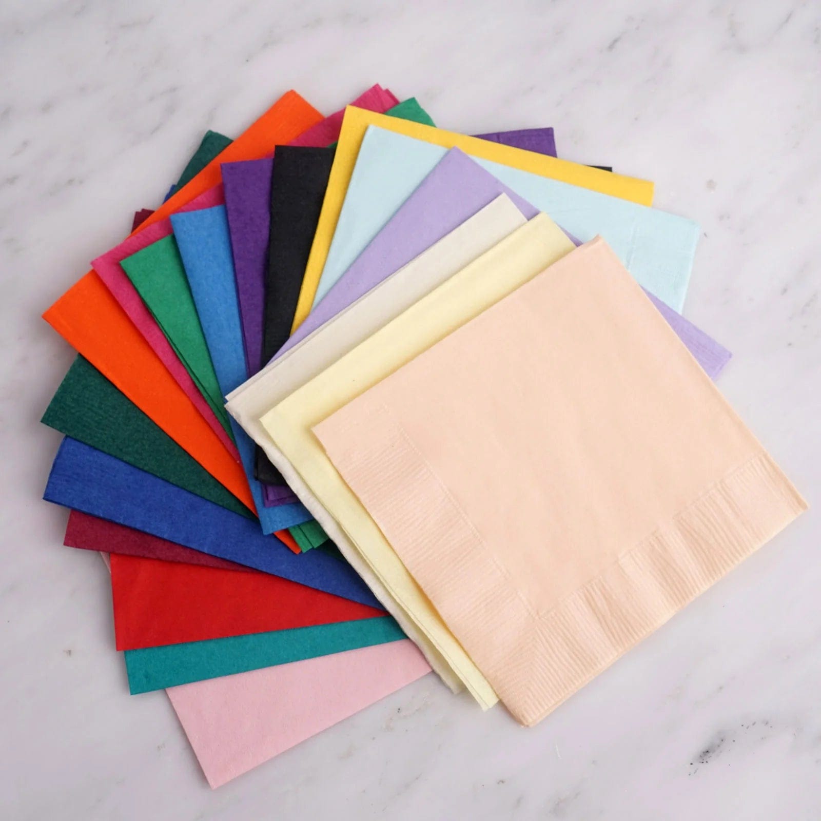 50 Soft 2-Ply Disposable Paper Napkins for Dinner, Cocktail Parties & Events - Premium Quality Tableware for Home, Restaurants & Catering
