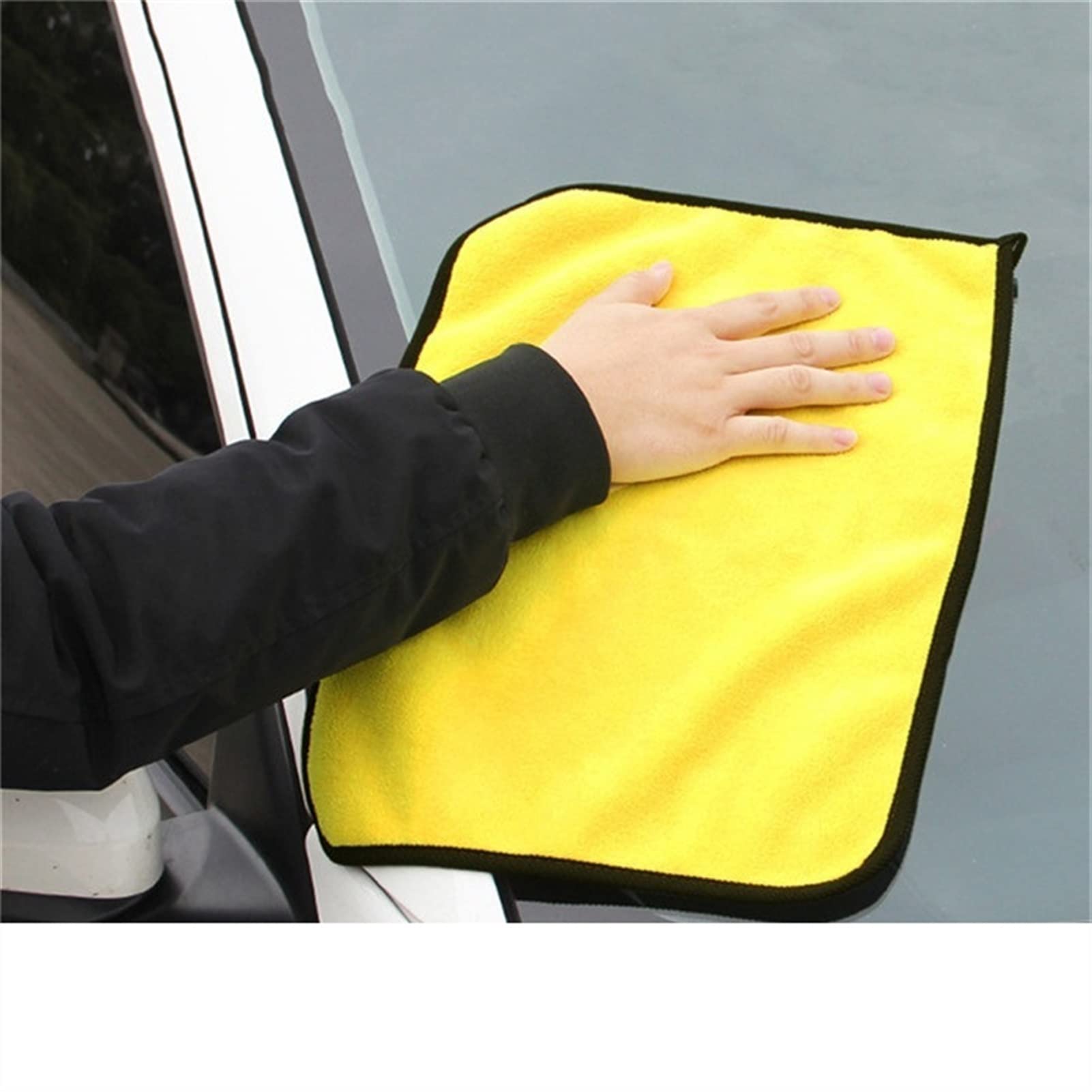 Premium OSHIEA Mling 30x30/60CM Microfiber Car Wash Towel - Super Absorbent Scratch-Free Drying & Detailing Cloth for Toyota, Lexus, Honda - Ideal for Car Washing, Waxing, and Interior Cleaning (30x40cm, Assorted Colors)