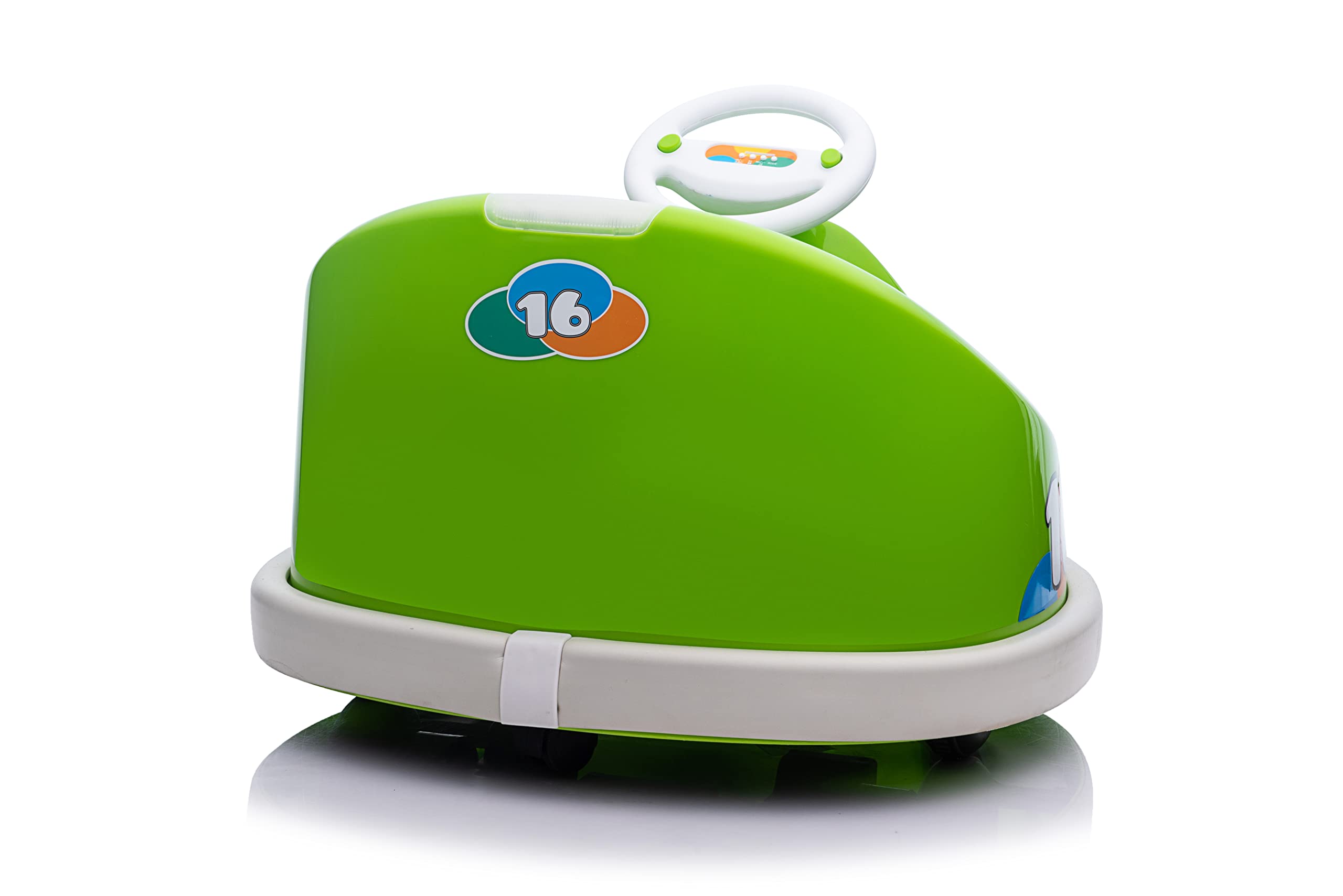 Best Electric Ride On Cars for Kids Ages 2-4 - 6V Battery Powered Bumper Car with Anti-Collision Bar, 360° Spin, LED Lights & Music - Safe Toddler Toy for Indoor/Outdoor Play, Birthday Gifts & Family Fun