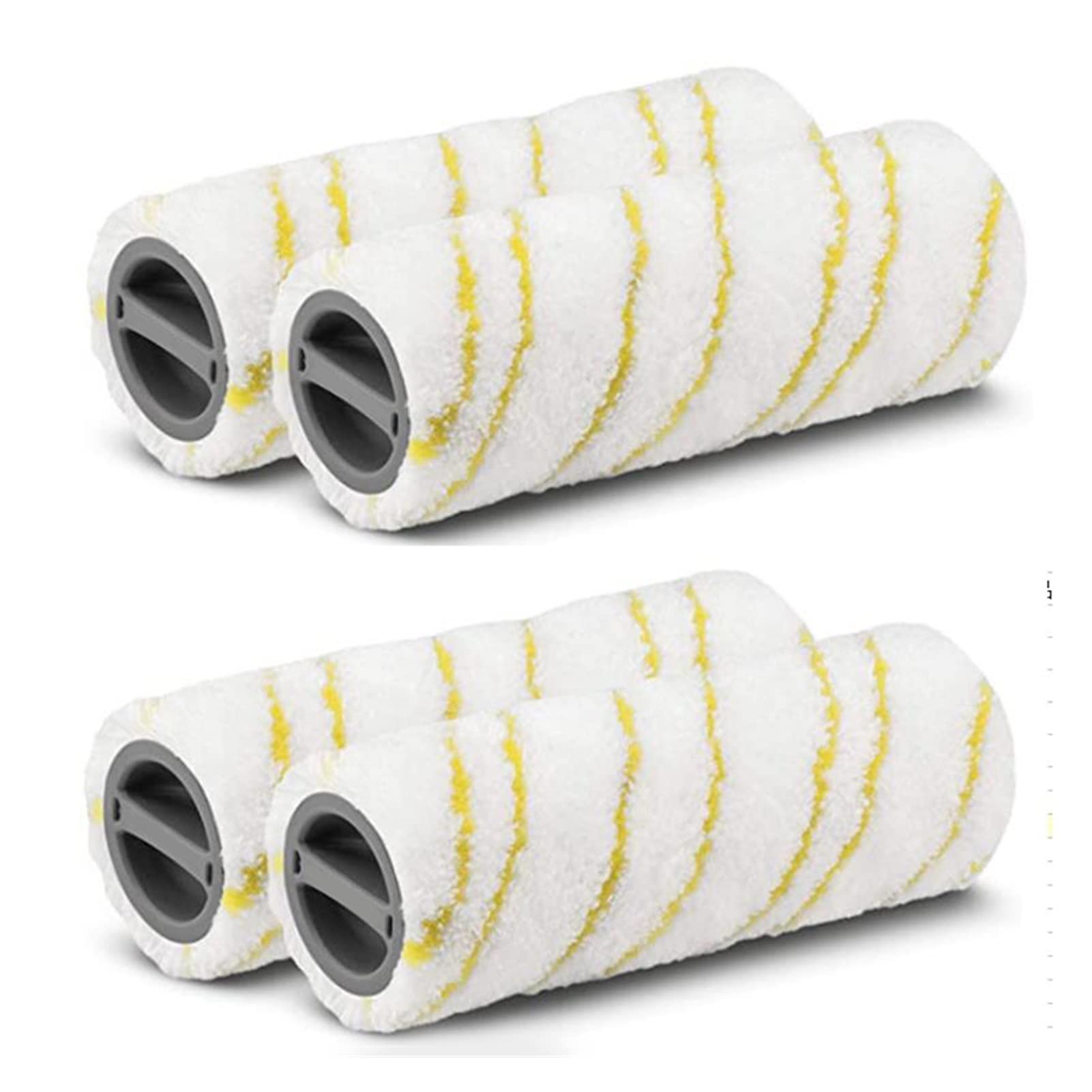 KYUTAKA Replacement Main Brush Roller for KARCHER FC3 FC5 Cordless Vacuum Cleaner - 2 Pack Sweeper Brushes for Hardwood Floors & Carpets - Perfect for Pet Hair, Dust, and Debris Removal