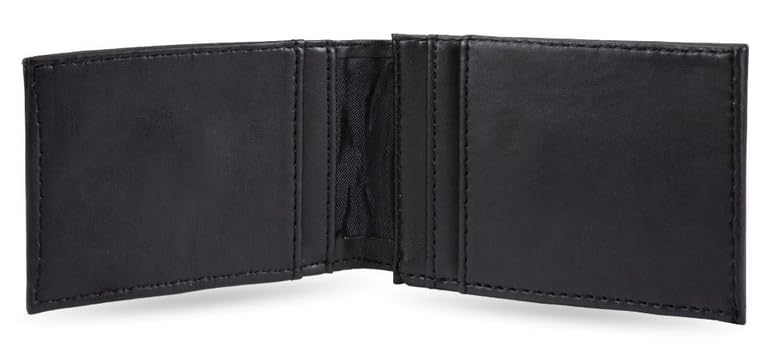 Rico Industries Mariners Laser Engraved Black Front Pocket Wallet for Men - Slim RFID Blocking Bifold Wallet - Perfect for Travel, Business & Everyday Carry