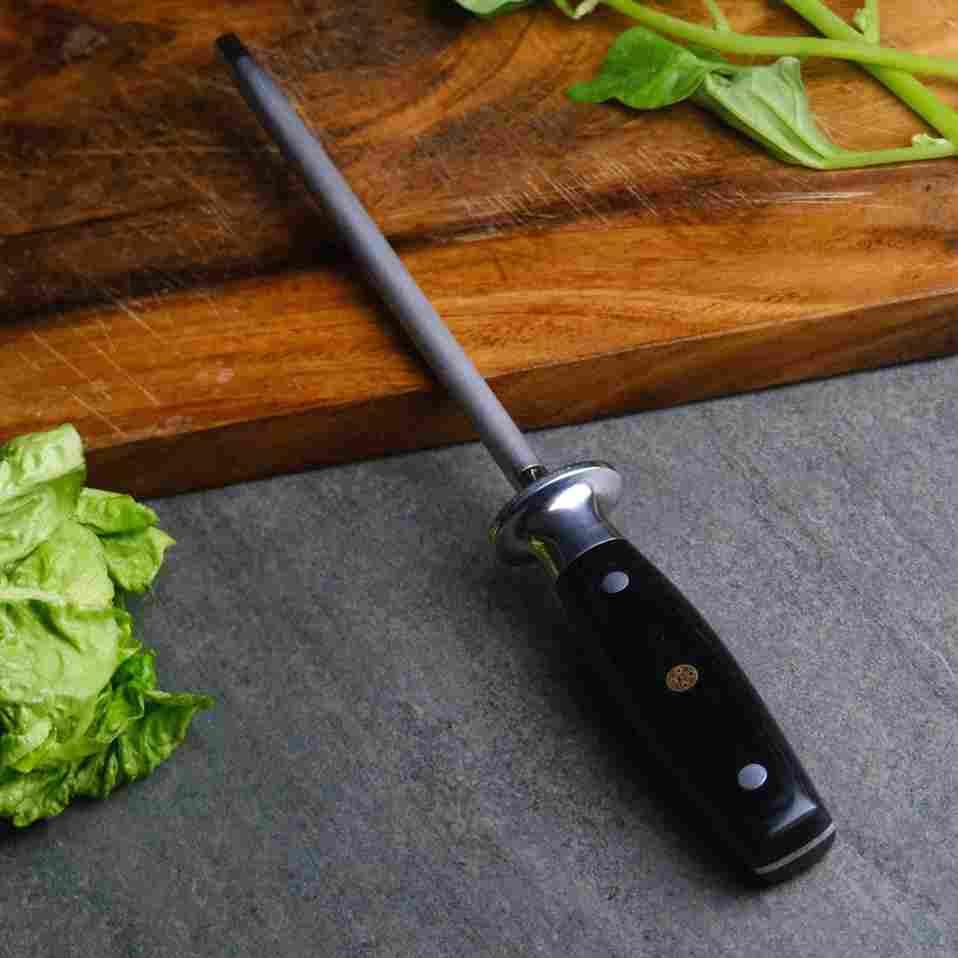 Yakushi™ Professional Knife Sharpener - Diamond Coated Whetstone for Kitchen, Hunting & Chef Knives - Perfect for Home, Restaurant & Outdoor Use