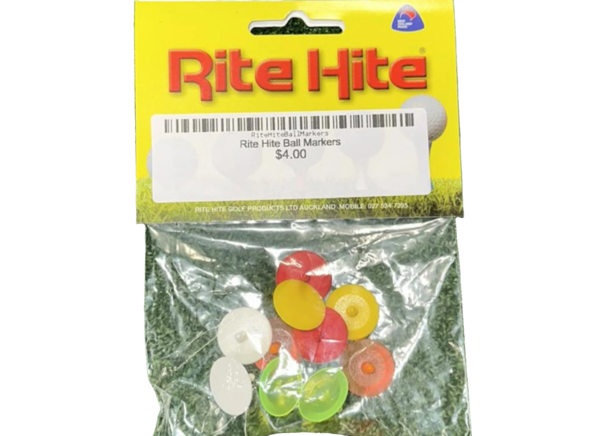 Rite Hite Golf Ball Markers - Premium Golf Accessories for Putting Greens | Perfect for PGA Tournaments & Casual Golf Games