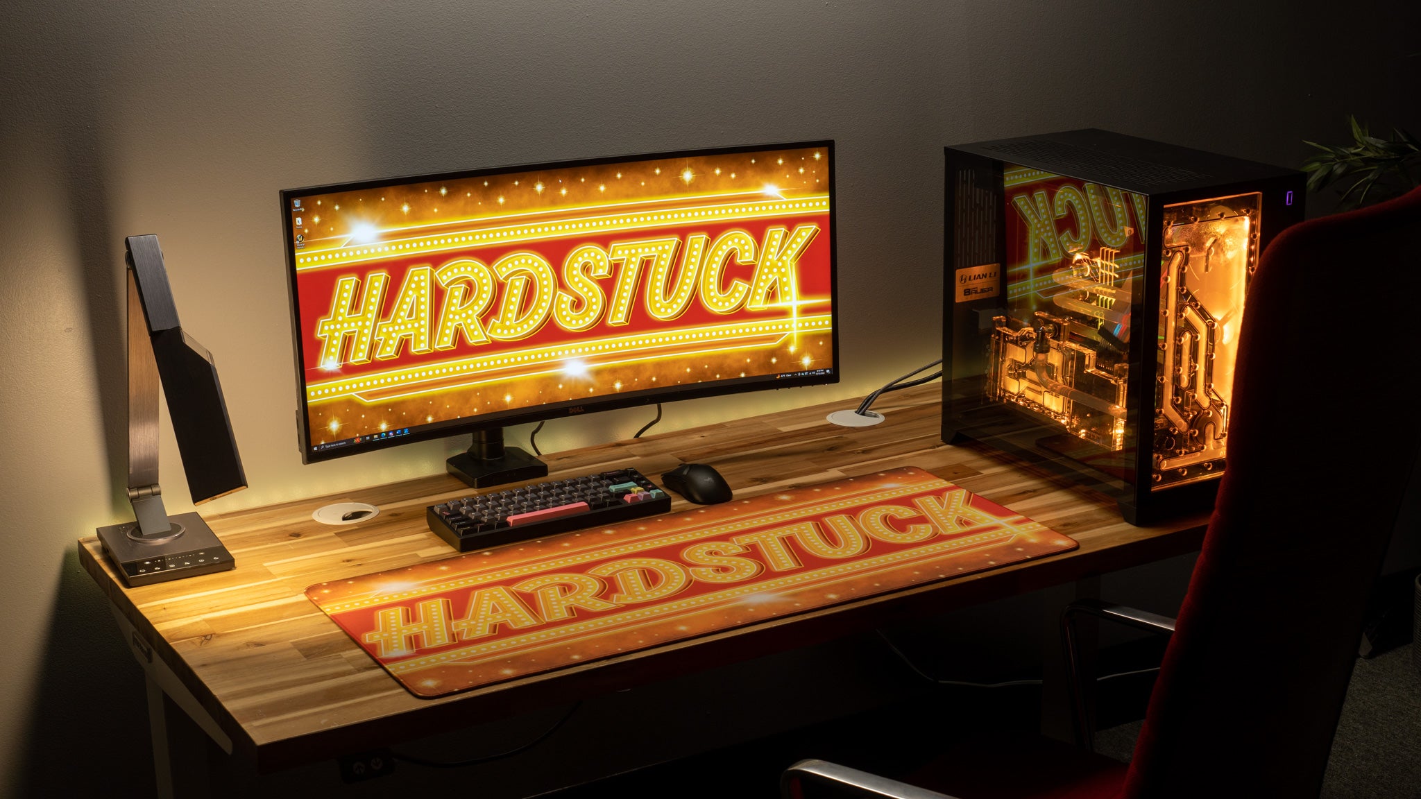 Rav Hardstuck Limited Edition Gaming Desk Mat - Content Creator Collaboration - Perfect for Esports, Streaming & PC Gaming Setup