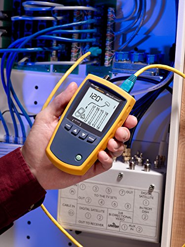 Fluke Networks MS2-FTK MicroScanner2 Network Cable Tester - Ethernet, Coaxial & Fiber Optic Tester for IT Professionals | Perfect for Network Installation & Troubleshooting