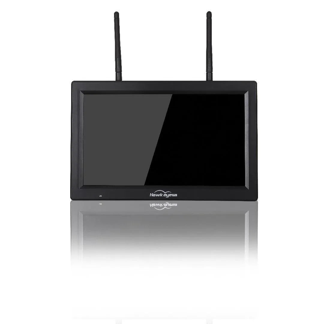 Hawkeye Captain X 10.2 Inch FPV Monitor with 1024×600 Resolution, 5.8G Receiver, 1000 Lux Brightness - Compatible with 3S/6S RC FPV Racing Drones - Perfect for FPV Racing, Drone Flying, and Aerial Photography