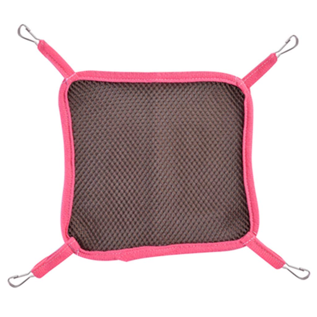 Breathable Mesh Pet Hammock for Cats & Ferrets - Summer Comfort Swing in Black - Durable & Stable Design - Perfect for Indoor Lounging & Playtime