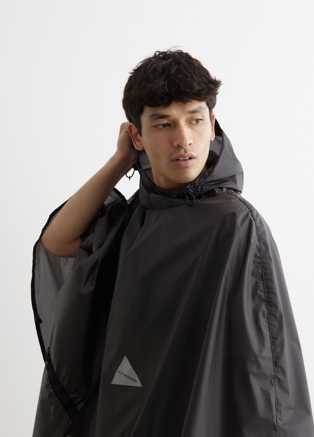 103 Sil Poncho Waterproof Rain Cape - Lightweight & Breathable for Outdoor Activities - Perfect for Hiking, Camping, and Festivals (Grey)