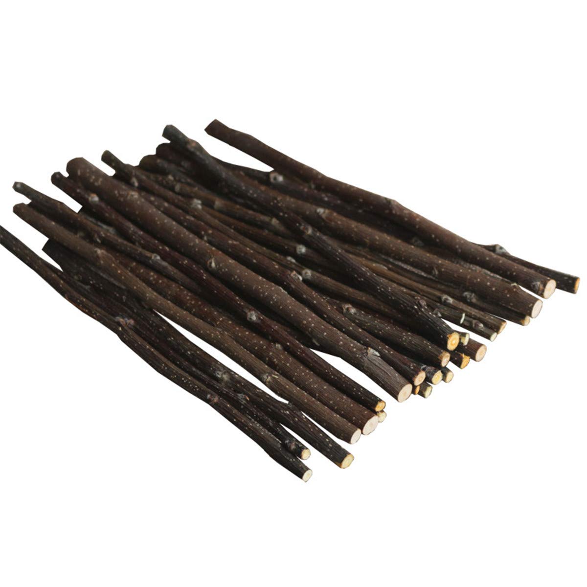 7 Pack Natural Wooden Hamster Chew Toys for Guinea Pigs, Chinchillas, Rats - Small Animal Teeth Care & Exercise Accessories - Perfect for Rabbits, Gerbils, Birds & Small Pets - Cage Enrichment & Dental Health Toys