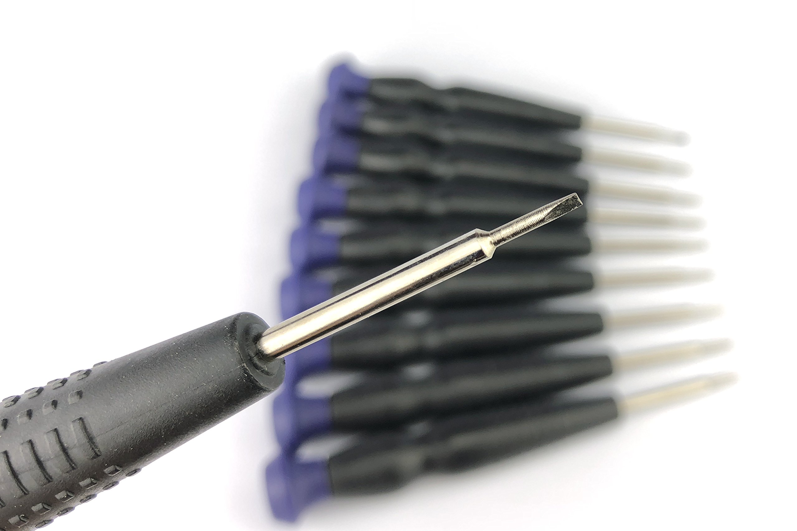 Silverhill Flathead Screwdriver 10-Pack - Precision Tools for Electronics & DIY
