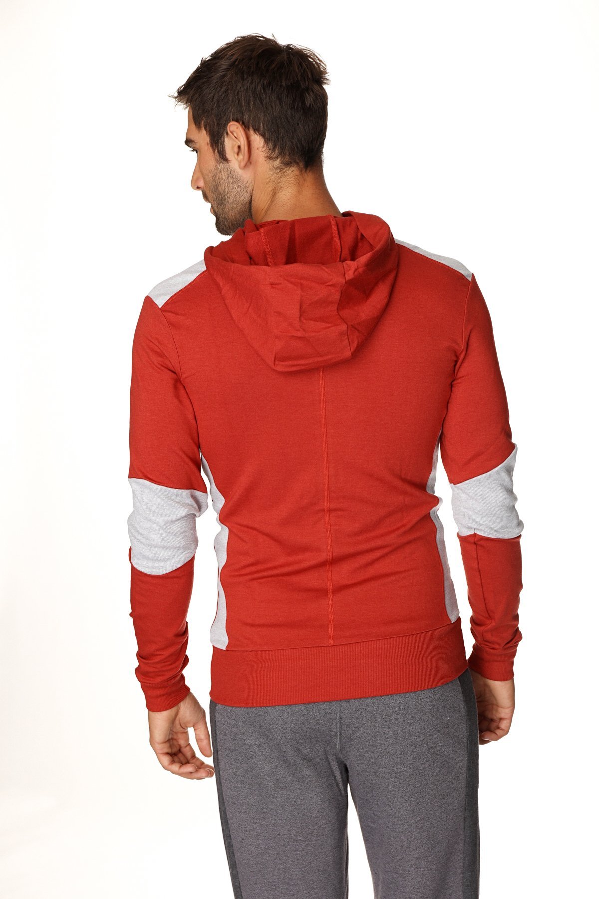 4th Men's Crossover Transition Hoodie - Modal French Terry Workout Hooded Sweatshirt for Gym, Yoga & Running | Made in USA | Stretch Fit European Style | Perfect for Athleisure & Active Lifestyle