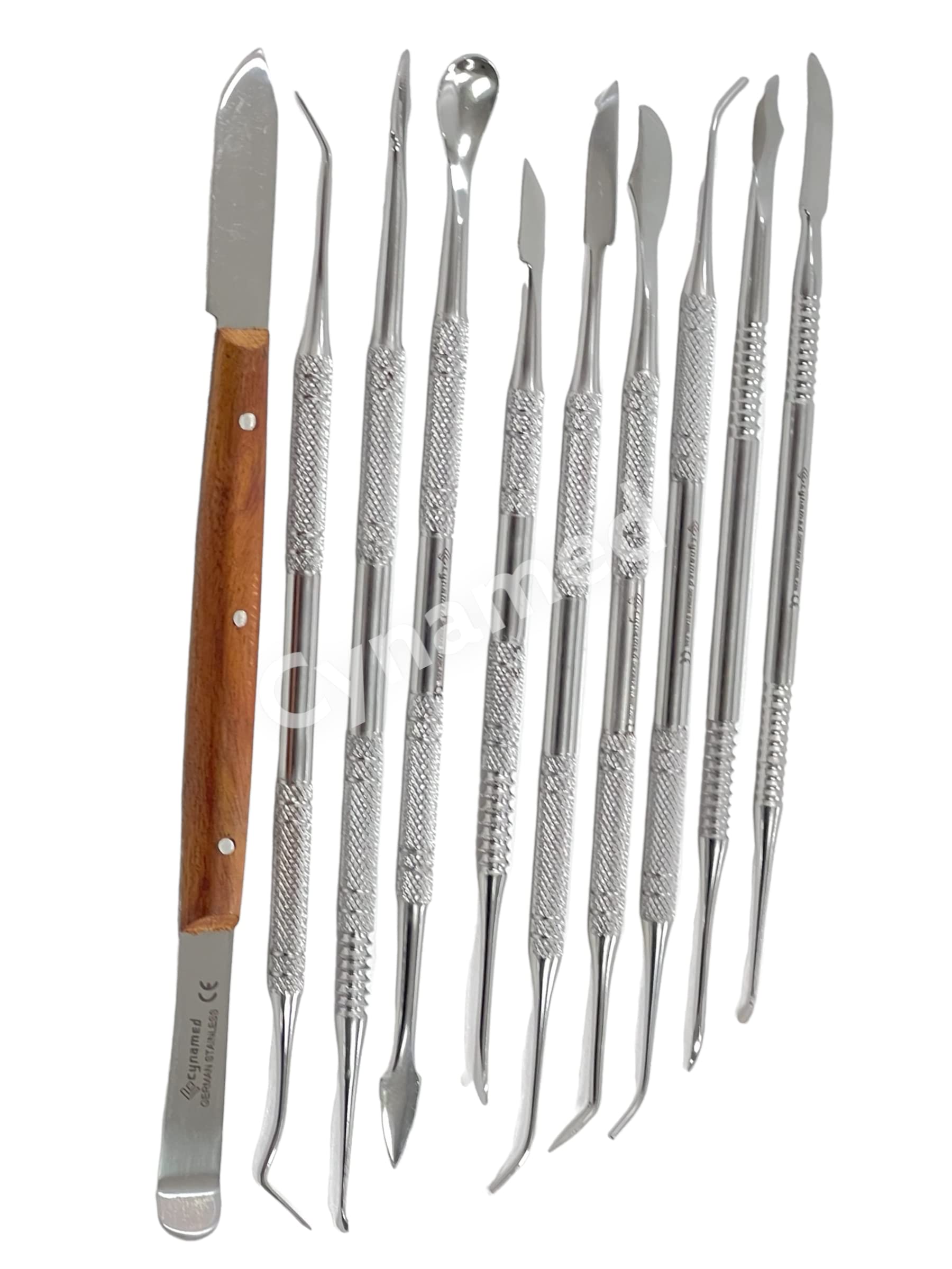 Premium Wax Carving Tools Set - 10-Piece Stainless Steel Wax & Clay Sculpting Kit with Double-Ended Dental Tools for Jewelry Making, Candle Carving, Modeling & DIY Crafts - Perfect for Artists, Dentists & Hobbyists