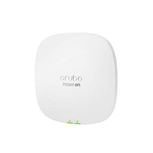 Aruba Instant On AP25 Dual Band WiFi 6 Wireless Access Point | 802.11ax | 5.3Gbps Speed | 2.4GHz & 5GHz | MIMO Technology | 2.5GbE Port | Wall/Ceiling Mount | Ideal for Office, Home & Small Business Networks