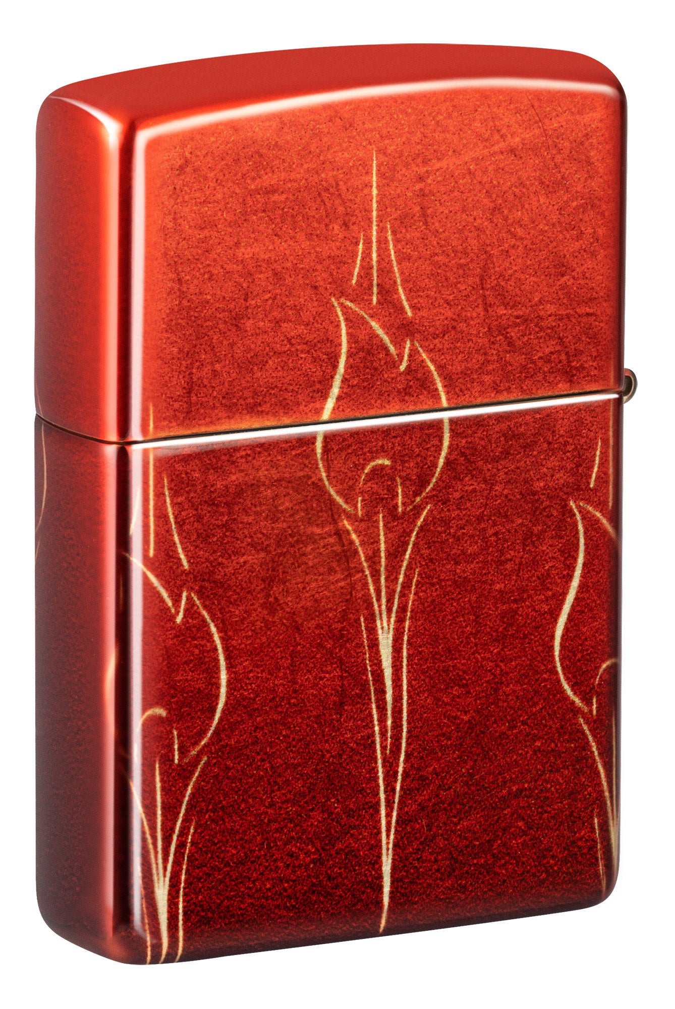Ombre Zippo Lighter with Unique Flame Design - Stylish & Durable Windproof Lighter for Outdoor Adventures, Camping, and Everyday Use
