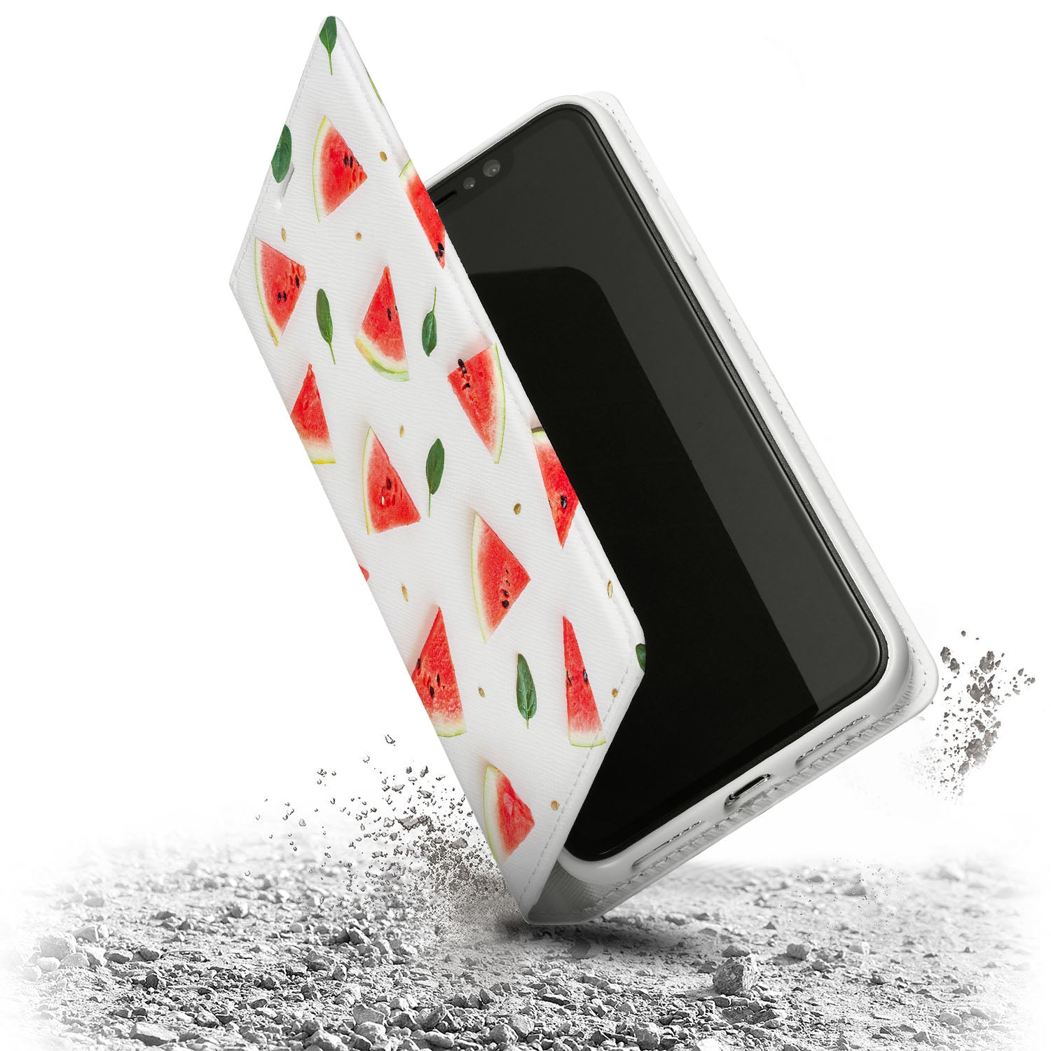 iPhone Wallet Case with Fruit Ninja Design - Slim & Protective Phone Cover for Everyday Use | Perfect for Gaming Fans & On-the-Go Lifestyle