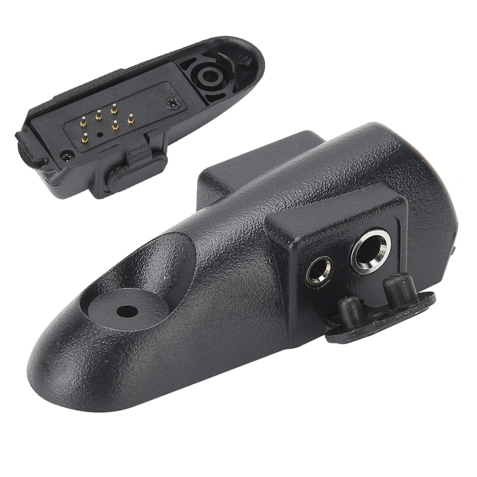 PUSOKEI 2 Pin Audio Adapter for Baofeng BF9700 BFA58 BFUV9R UV9R Plus - Walkie Talkie Headset Port Accessories Replacement - Perfect for Outdoor Adventures, Security Work & Emergency Communication