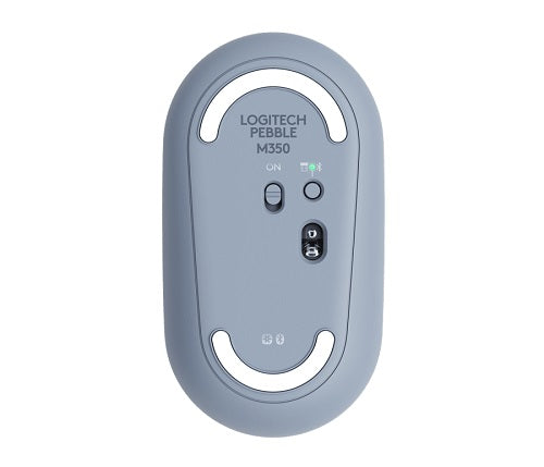 Pebble M350 Silent Wireless Bluetooth Mouse - Ultra Quiet, Ergonomic Design for Office, Home & Travel Use