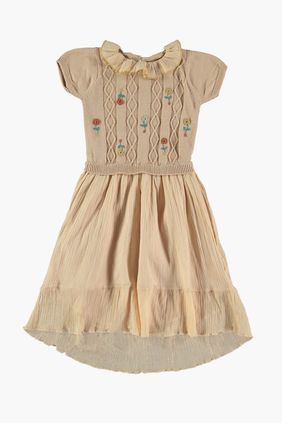 Coco au Lait Wildflower Girls Dress - Floral Print Summer Dress for Toddler & Kids - Perfect for Birthday Parties, Family Outings & Photo Shoots