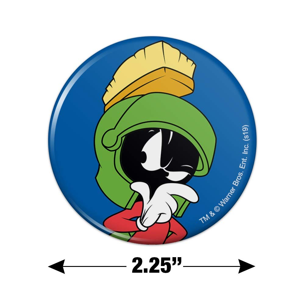 Looney Tunes Marvin The Martian Refrigerator Magnet - Funny Kitchen Decor for Fridge, Locker & Office - Perfect for Cartoon Fans & Home Organization