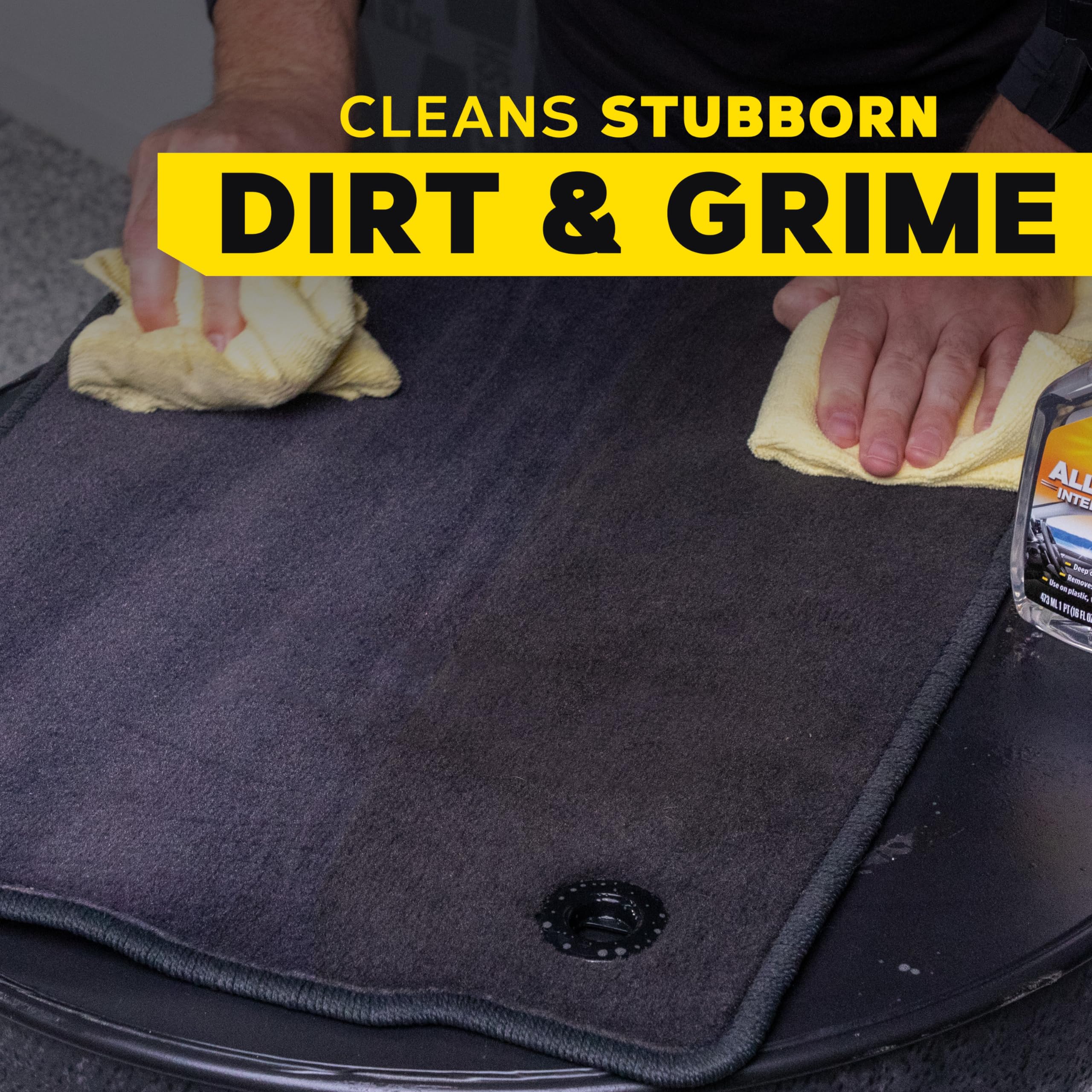 Meguiar's All Surface Interior Cleaner - 16oz | Premium Multi-Purpose Auto Interior Cleaner for Cars, Trucks & SUVs | Safe & Effective Cleaning for Leather, Vinyl, Plastic & Dashboards | Leaves Fresh Scent | Ideal for Car Detailing, Routine Maintenance & Deep Cleaning