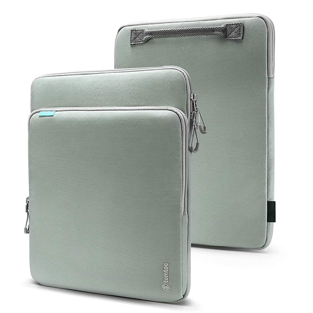 tomtoc Protective Laptop Sleeve for 12-inch MacBook Retina A1534 & 10.9-inch iPad Air 4 / 11-inch iPad Pro with Magic Keyboard - Slim Water-Resistant Tablet Case with Accessory Pocket for Work, Travel & School