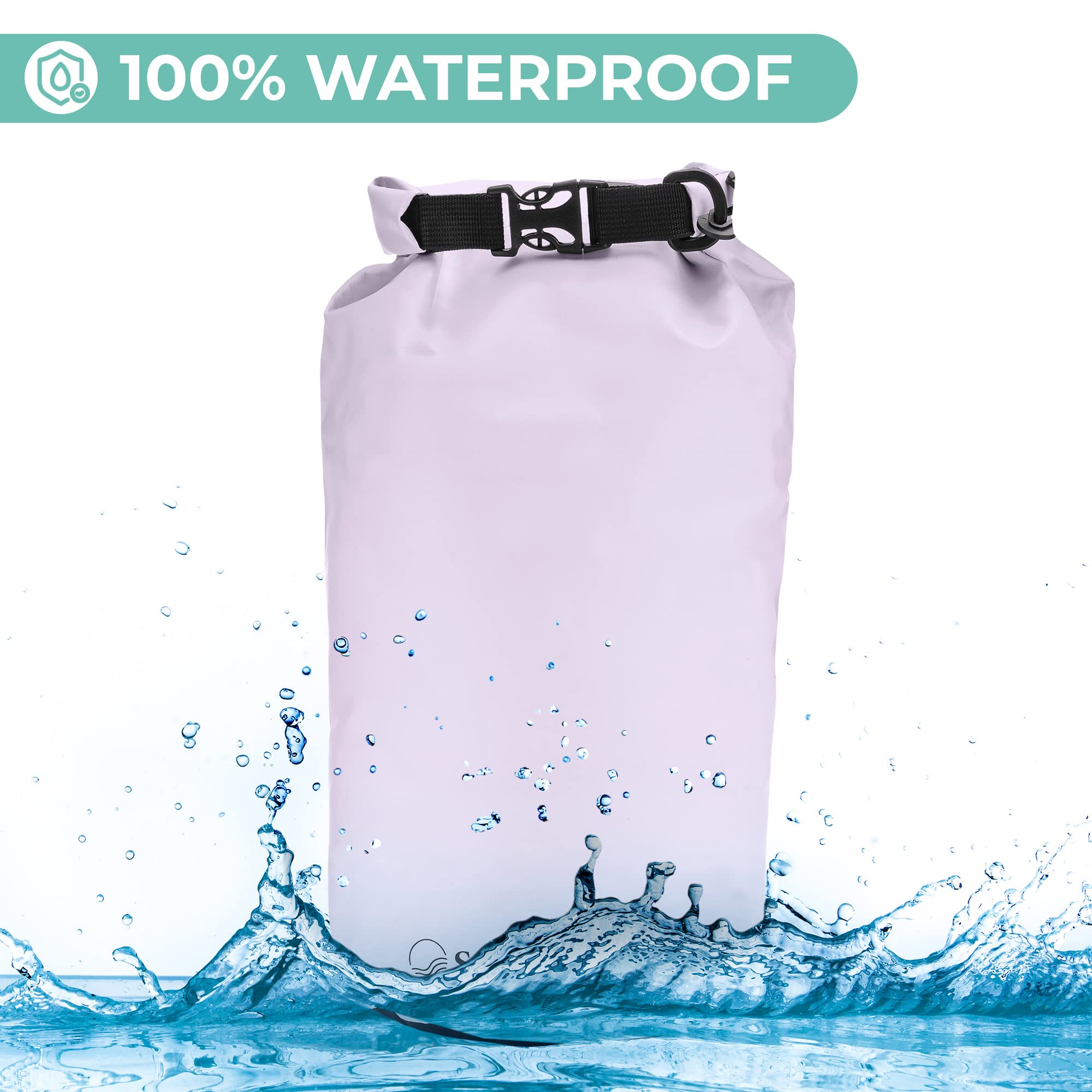 Waterproof Dry Bag 5L 10L 20L 30L - Waterproof Storage for Beach, Kayaking, Hiking, Camping & Boating Gear - Keep Food & Essentials Dry - Ideal for Outdoor Adventures, Water Sports & Travel