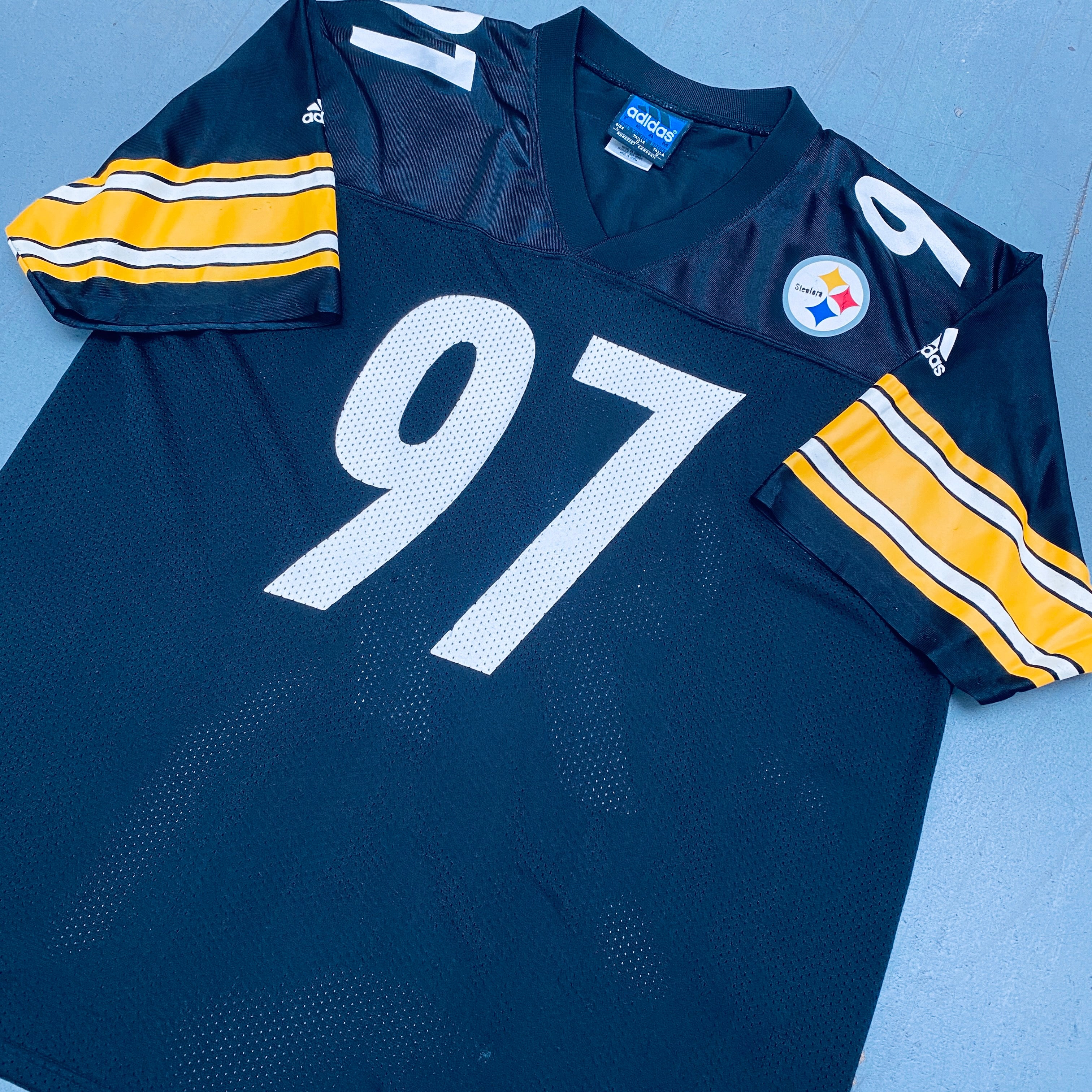 Pittsburgh Steelers Kendrell Bell 2001-02 Rookie Jersey (Large) - Authentic NFL Football Collectible for Fans & Sports Memorabilia Enthusiasts
