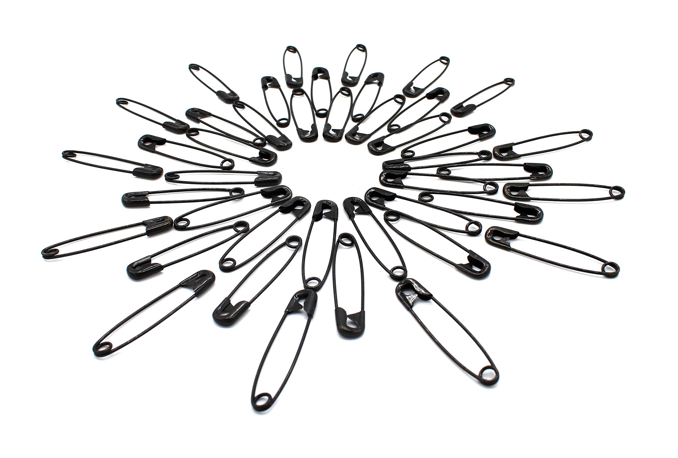 Black Safety Pins #00 (3/4