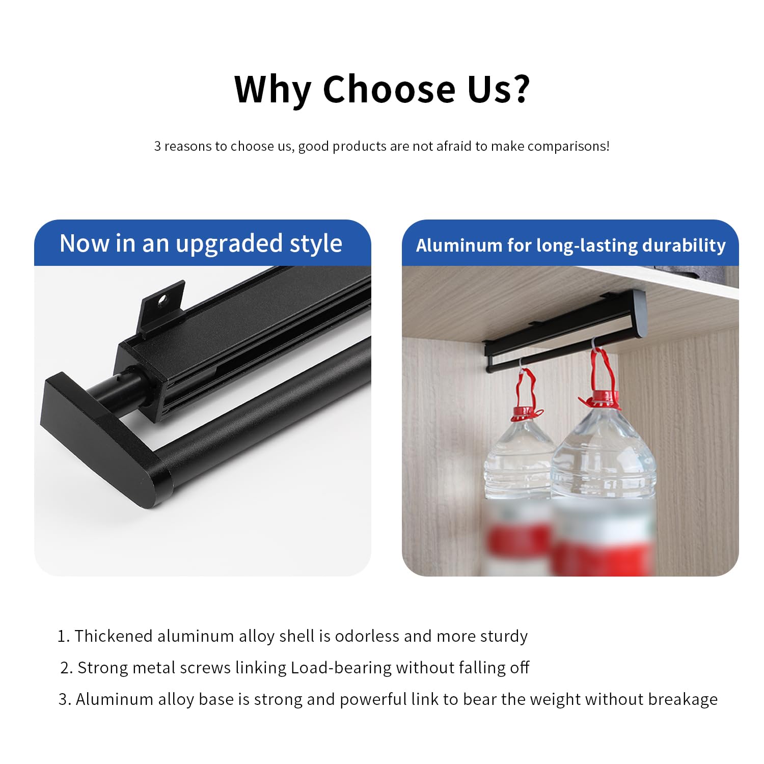 Telescoping Pull Out Closet Rod - 9.5