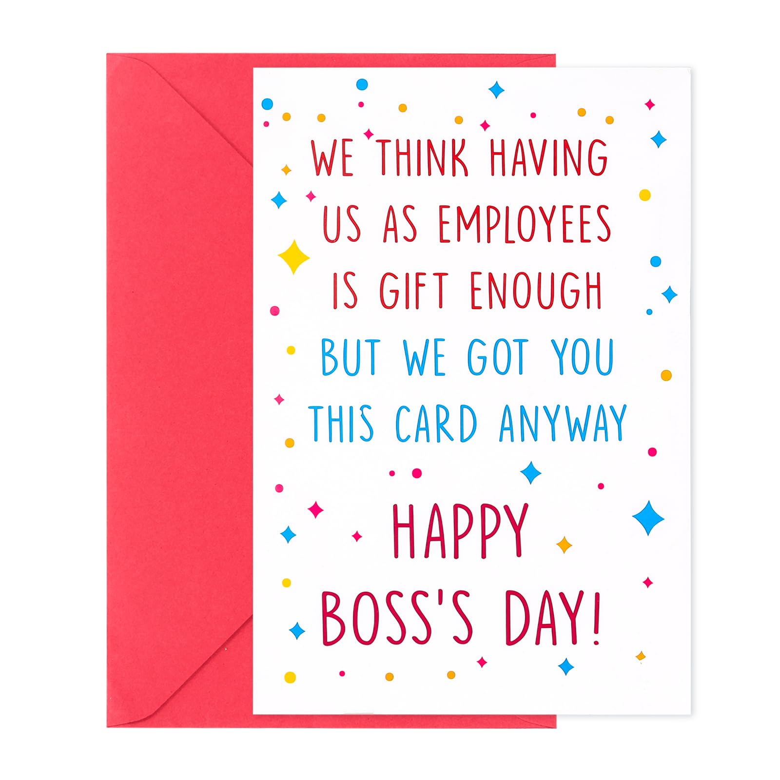 Funny Boss Day Gifts - Humorous Greeting Cards & Unique Present Ideas for Men & Women | Office Appreciation, Coworker Gifts, Workplace Celebration