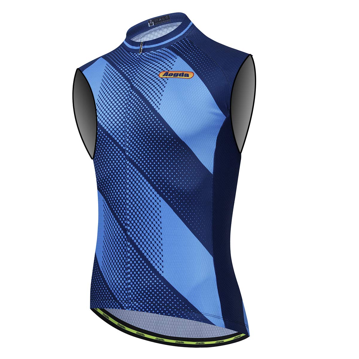 Aogda Men's Cycling Vest - Breathable Sleeveless Bike Jersey for Road & Mountain Biking - Perfect for Team Cycling, Training & Outdoor Sports Activities