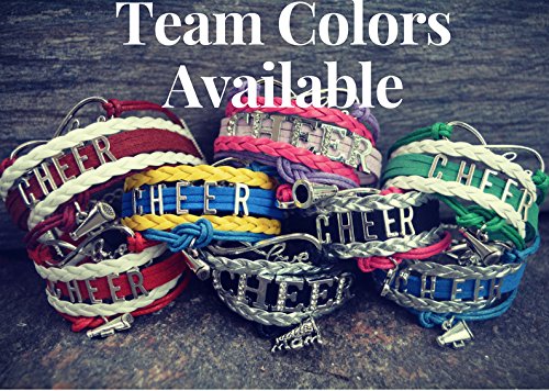 Infinity Collection Cheerleading Bracelets - Sparkly Rhinestone Team Spirit Wristbands for Cheerleaders, Dancers & Sports Fans | Perfect for Games, Competitions & School Events