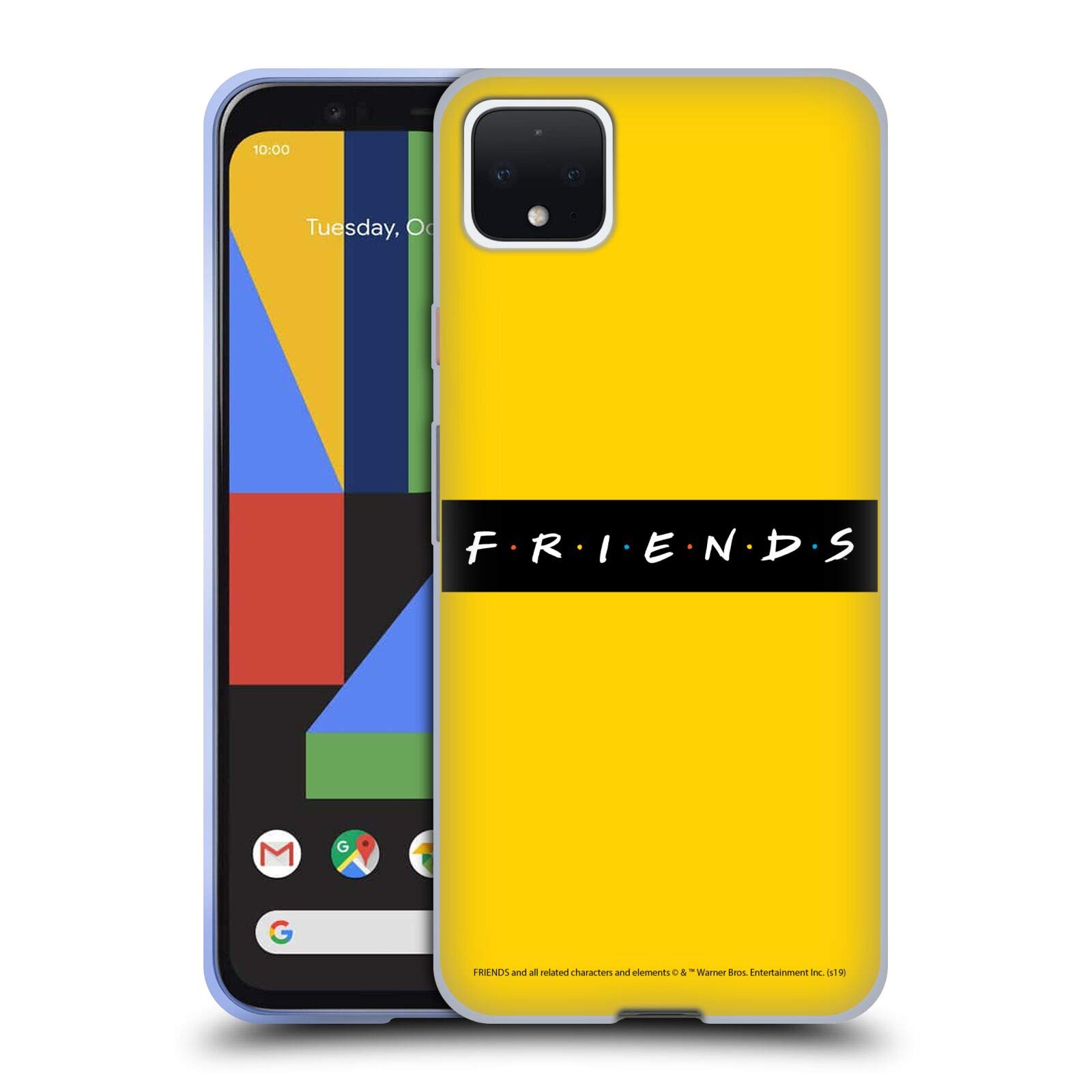Friends TV Show Gel Case for Google Pixel 4 XL - Officially Licensed for Fans