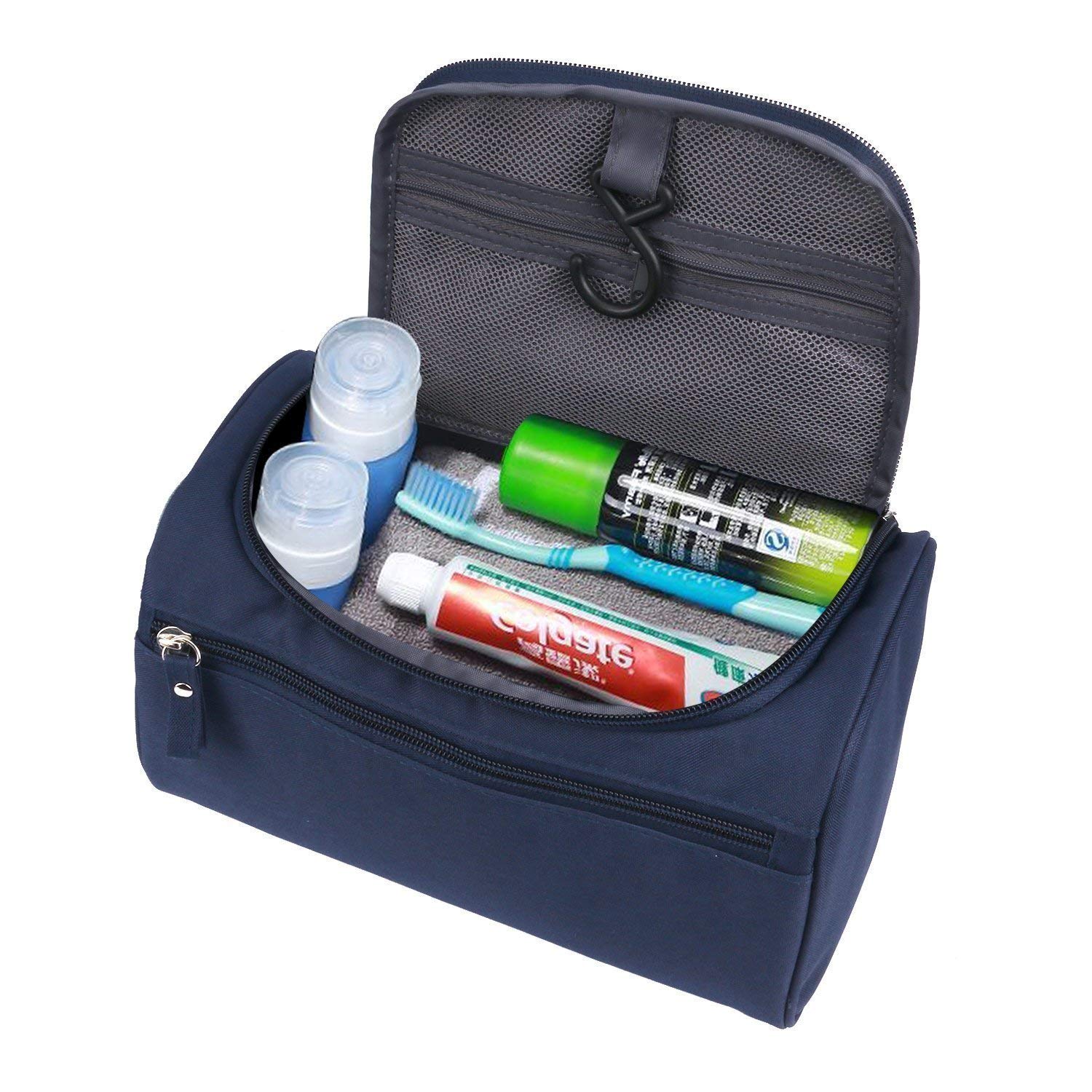 Cyrox Portable Hanging Toiletry Bag Organizer - Large Capacity Travel Cosmetic Case for Men & Women | Waterproof Makeup Pouch | Perfect for Camping, Gym, Business Trips & Vacation Packing