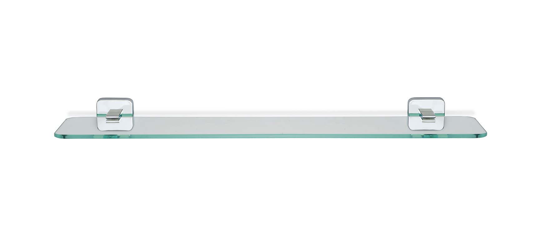 Croydex Bathroom Shelf - Silver, One Size - Wall Mounted Storage for Shower, Bathroom Organizer - Perfect for Toiletries, Soap, and Towels