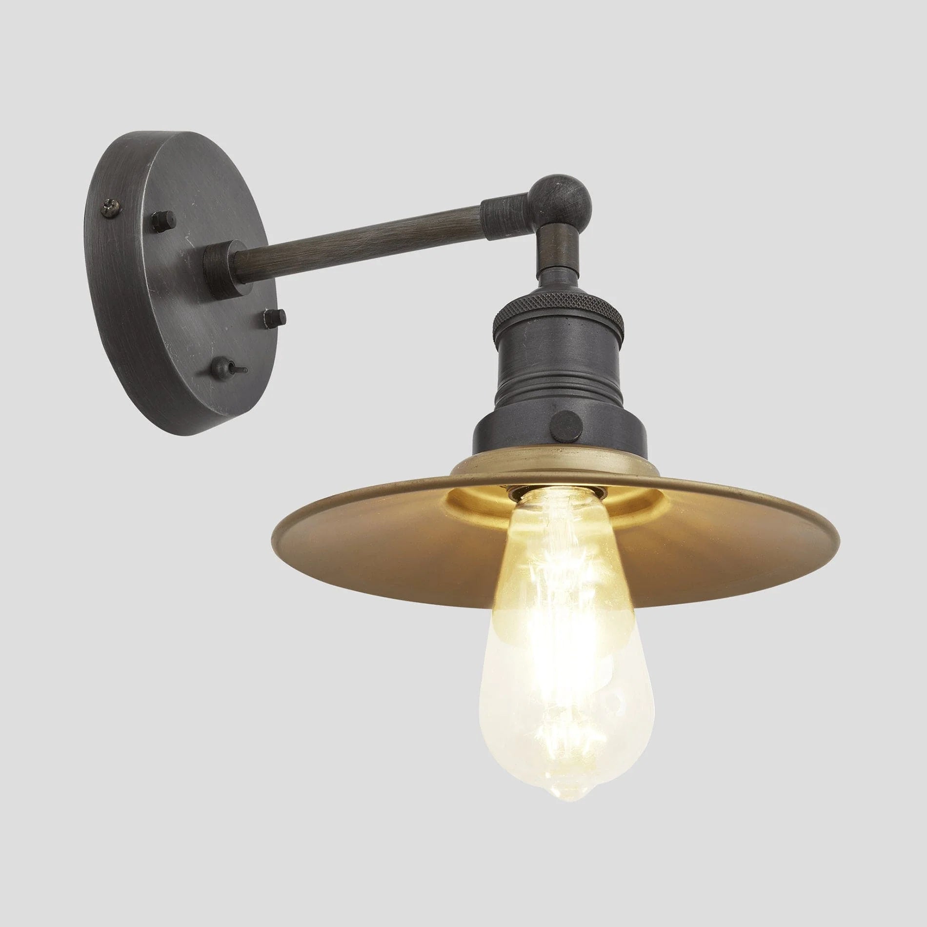 Brooklyn 8 Flat Outdoor Wall Light - Durable Weatherproof Exterior Sconce with Various Finishes - Perfect for Porch, Patio, Garage & Entryway Lighting