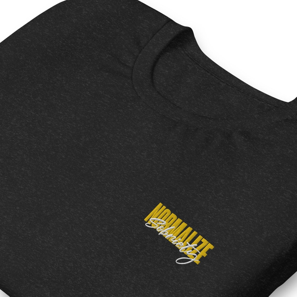 Normalize Sobriety Embroidered T-Shirt - Comfortable Cotton Tee for Sober Living & Recovery Support - Perfect for AA Meetings, Sober Events & Everyday Wear