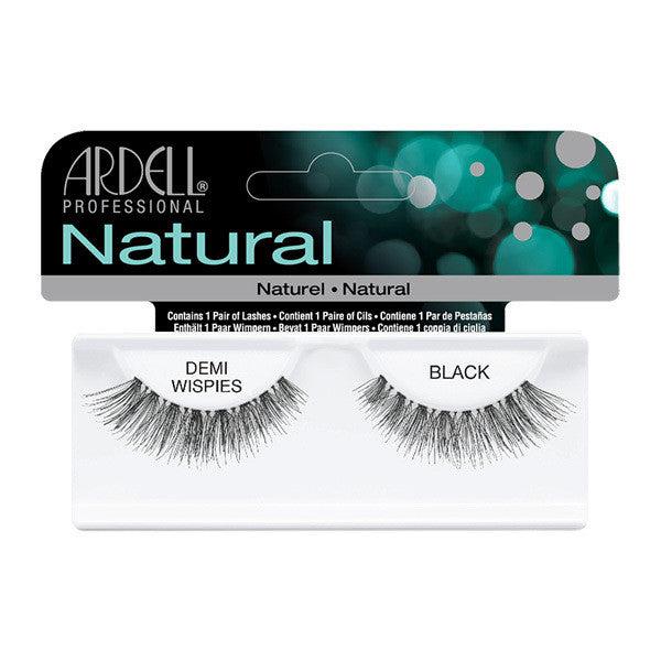 Ardell Natural Demi Wispies False Eyelashes - Black (65012) | Fluffy & Lightweight Lashes for Everyday Wear, Parties & Special Occasions