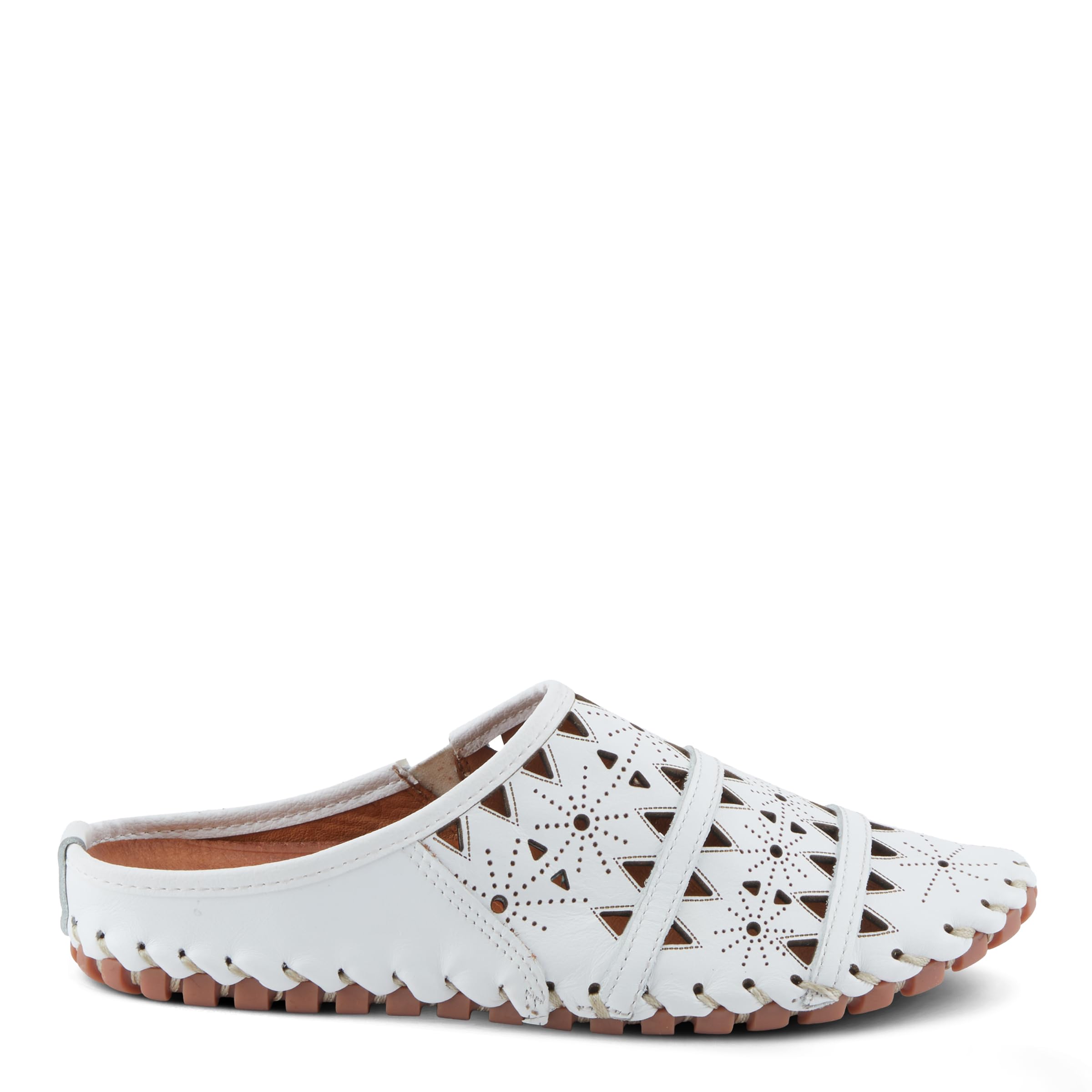 Spring Step Fusalide Slip-On Shoes for Women - Comfortable Leather Clogs with Non-Slip Rubber Sole - Casual Slip-On Shoes for Everyday Wear, Work & Home