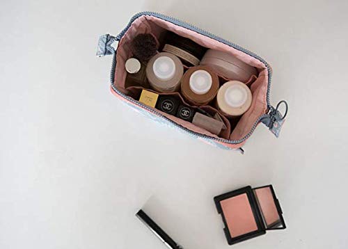 TREXEE Travel Toiletry Bag - Waterproof Makeup Organizer & Cosmetic Case with Multiple Pockets - Perfect for Travel, Gym, Camping & Home Storage (Multicolor)