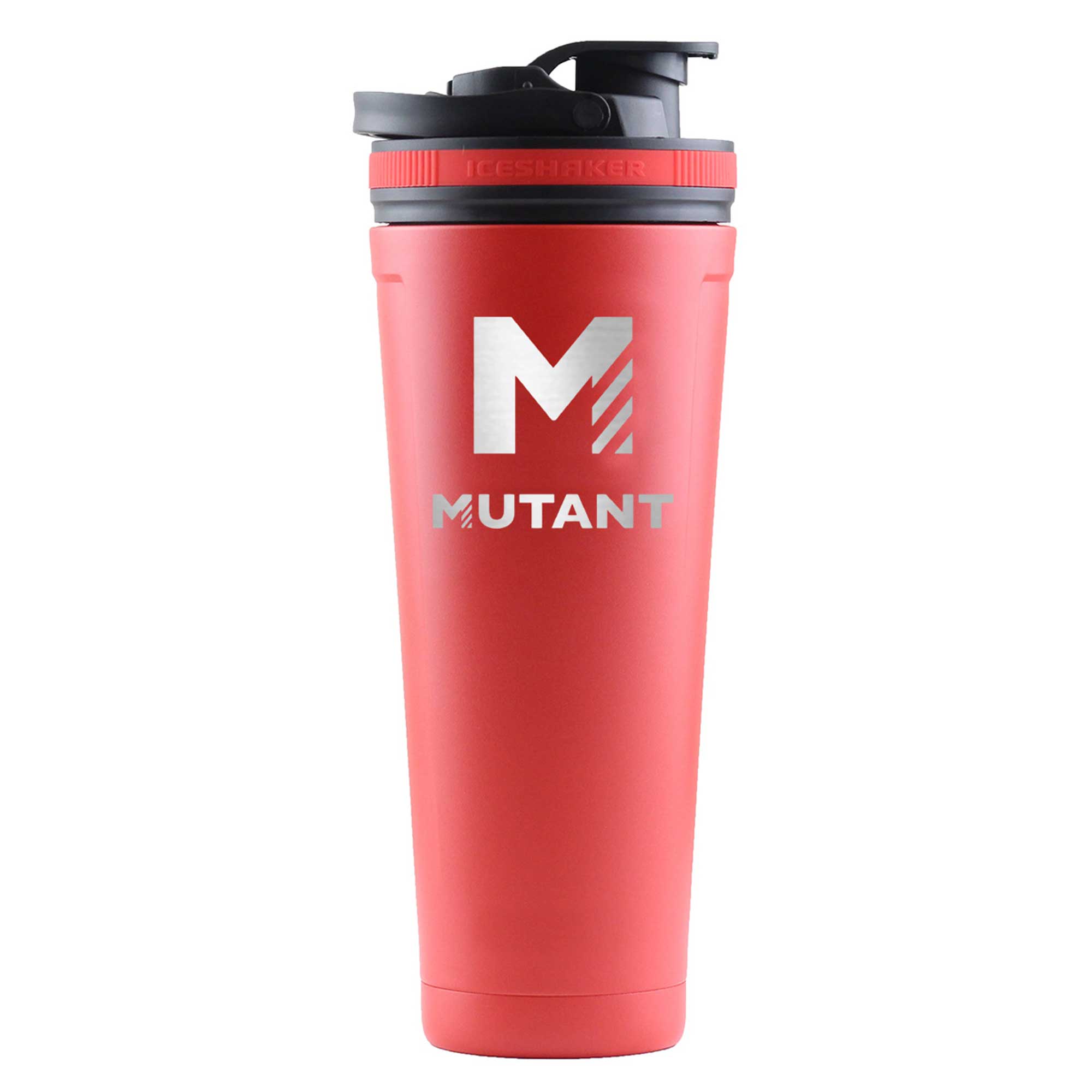 Nick The Mutant Walker Custom 36oz Insulated Stainless Steel Shaker Bottle - Red - Perfect for Gym, Workouts, Protein Shakes & Sports Drinks