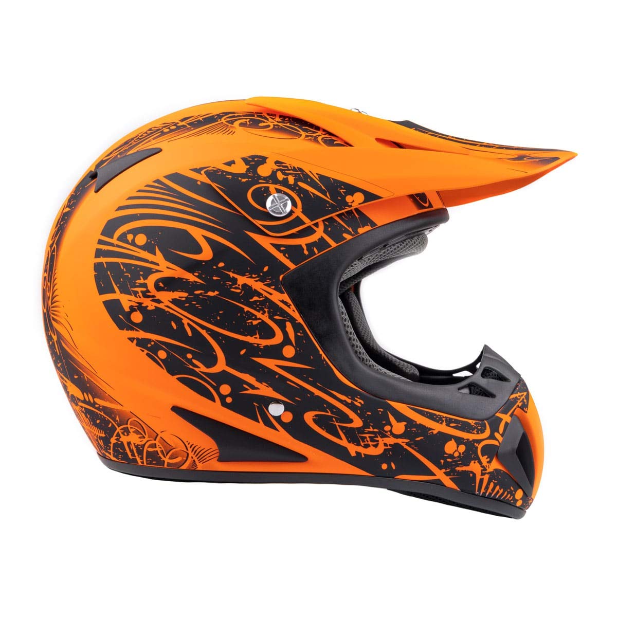 Typhoon Adult Dirt Bike Helmet - DOT Approved ATV/UTV/Motocross Off-Road Motorcycle Helmet for Men & Women - Perfect for Trail Riding, MX Racing & Off-Road Adventures