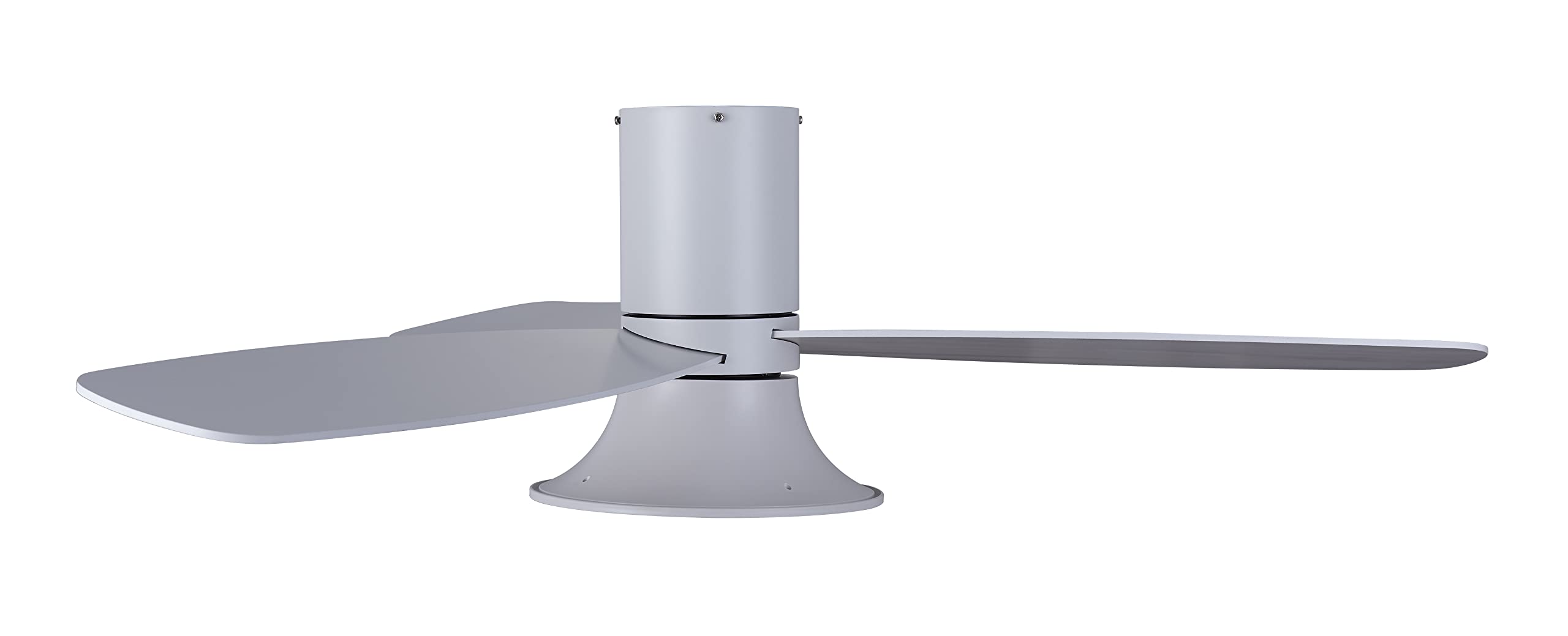 Lucci Air Flusso 52 Inch Matte White Ceiling Fan with Remote Control - Quiet Reversible Motor, Energy Efficient, Ideal for Bedroom, Living Room & Outdoor Spaces (Model 21066101)
