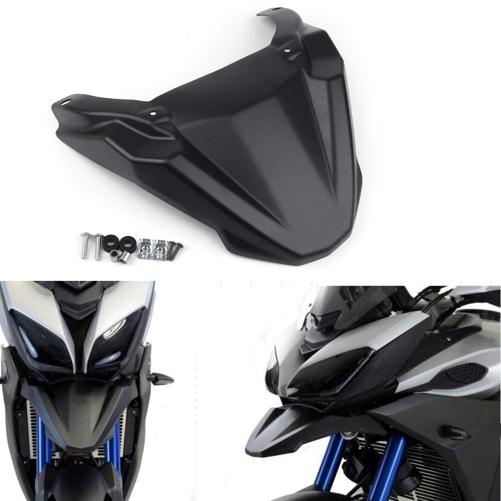 Yamaha FJ-09 MT-09 Tracer 2015-2018 Front Hugger Wheel Cover Beak Extension - Bruce & Shark Design for Enhanced Protection & Style - Perfect for Motorcycle Enthusiasts & Daily Commuters
