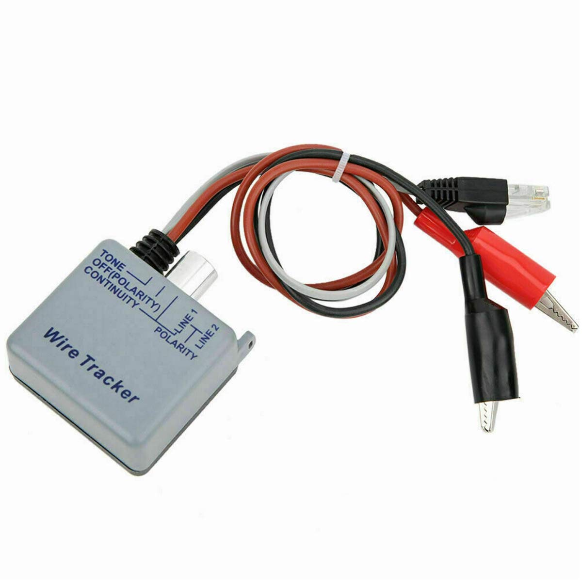 200EP Tone Probe with 77HP Generator Kit - Professional Inductive Amplifier Wire & Cable Tracer for Locating Single Conductors, Underground Cables - Built-in LED Flashlight, Headset Jack & User Manual - Ideal for Electricians, Network Technicians & DIY Home Wiring Projects