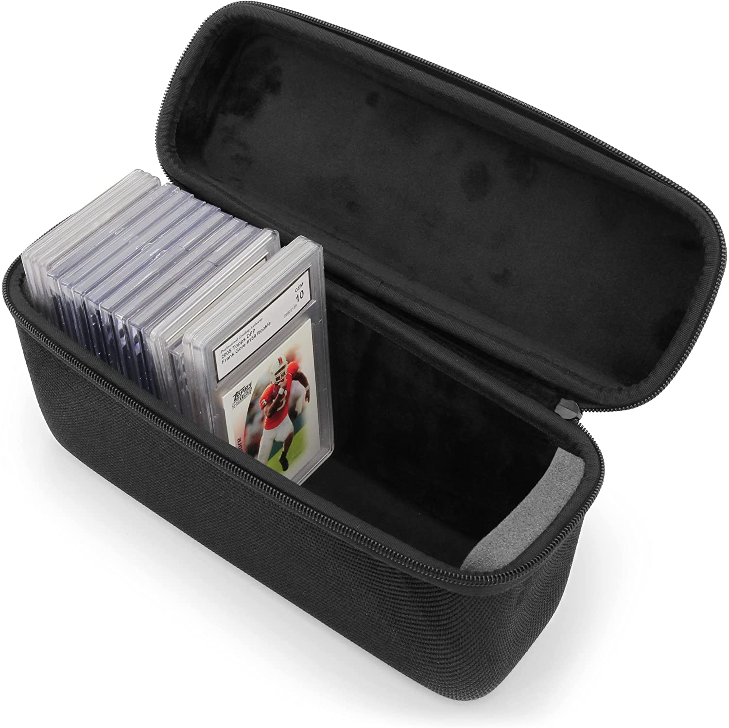 CASEMATIX Graded Card Case - Hard Shell Storage Box for 30+ BGS PSA FGS Graded Sports Trading Cards | Perfect for Collectors, Display & Protection of Valuable Slab Cards