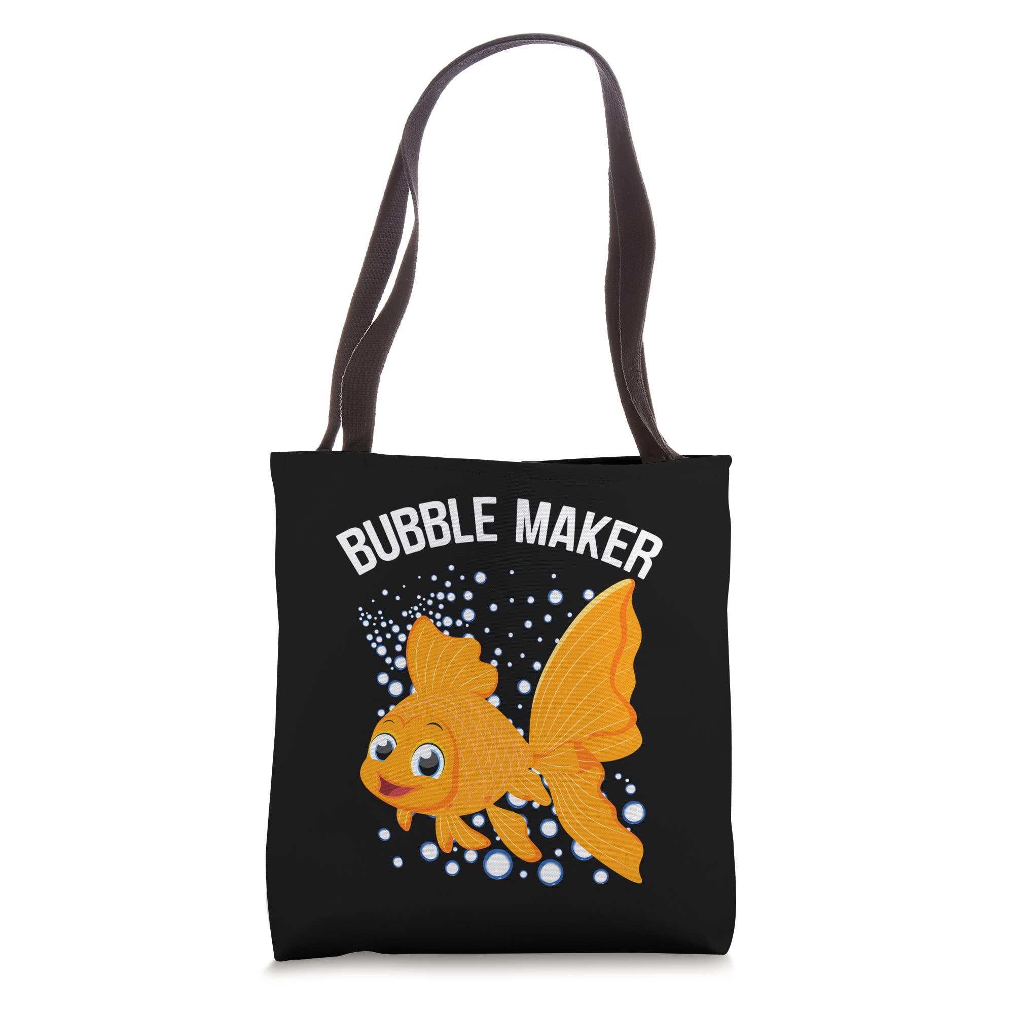 Bubble Maker Cute Goldfish Orange Pet Fish Fishing Tote Bag - Perfect for Beach Trips, Picnics & Outdoor Adventures
