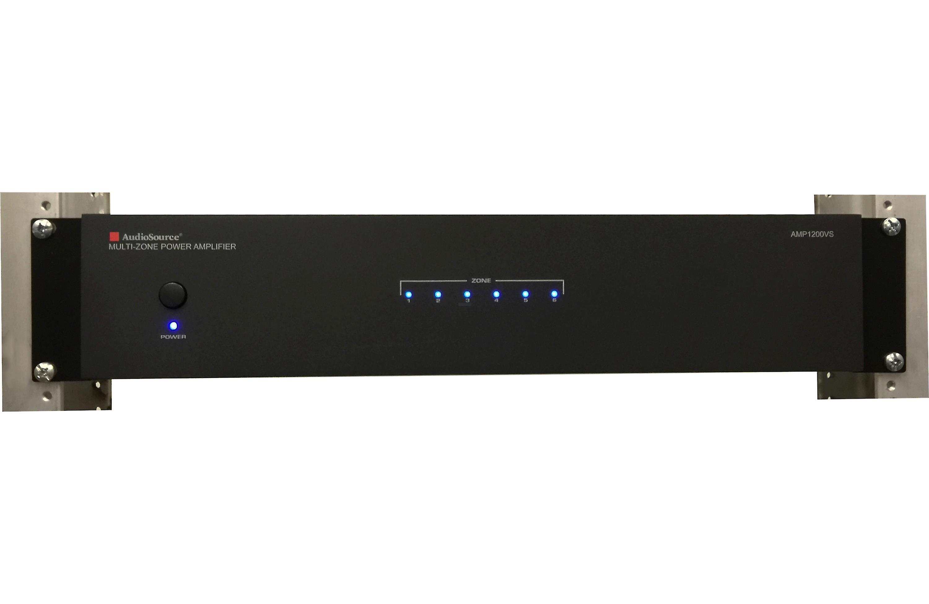 AUDIOSOURCE AMP1200VS 12-Channel 40 Watt Power Amplifier - Perfect for Home Theater, Multi-Room Audio, and Professional Sound Systems